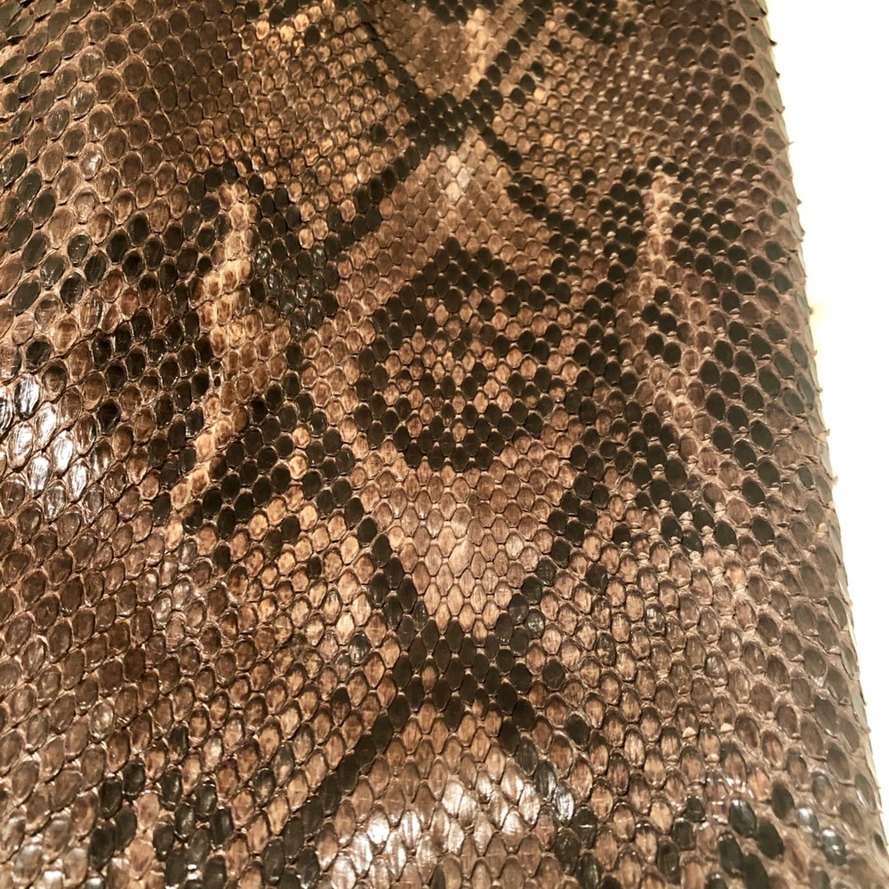 Gorgeous Anne Klein Brown Authentic Python Boots - image 5